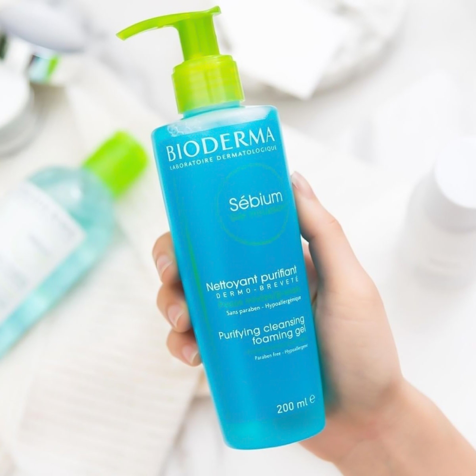 Sữa rửa mặt cho da hỗn hợp Bioderma Sebium Gel Moussant