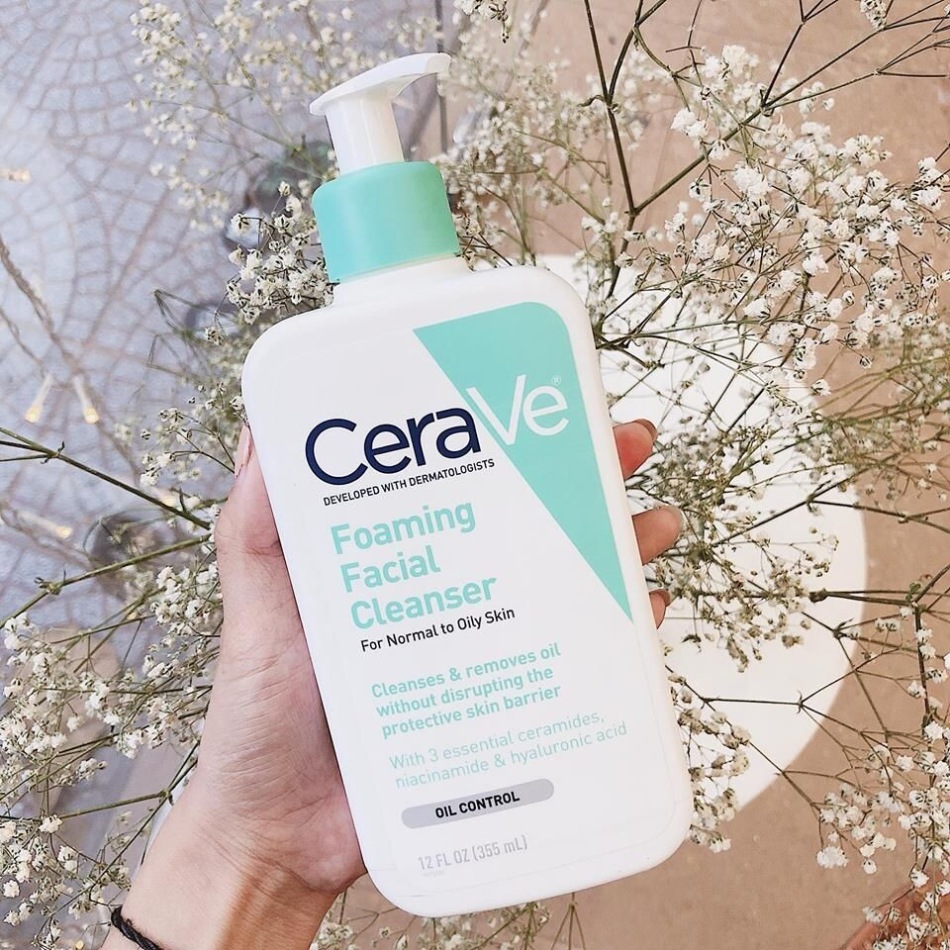 Sữa rửa mặt dành cho da thường Cerave Foaming Facial Cleanser