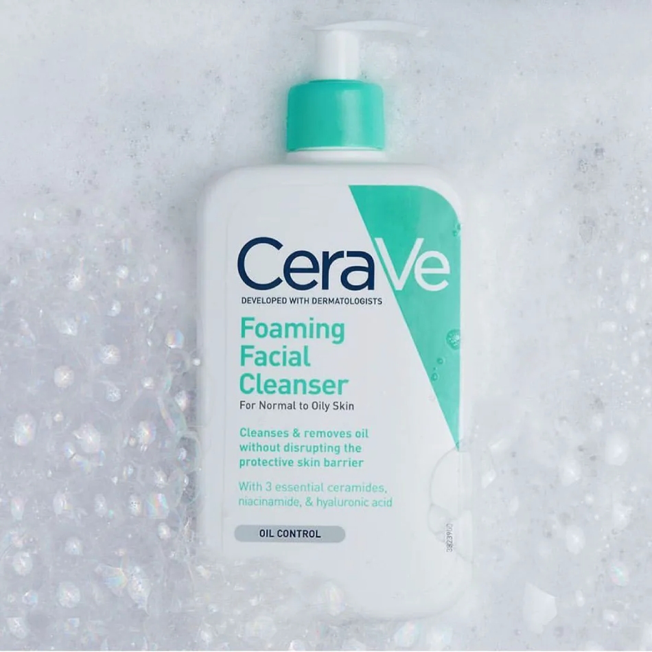 Sữa rửa mặt Cerave Foaming Facial Cleanser cho mọi loại da