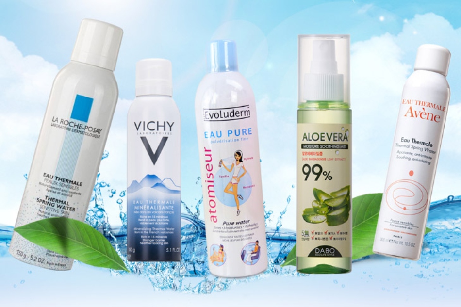 Sử dụng những loại xịt khoáng đến từ thương hiệu uy tín