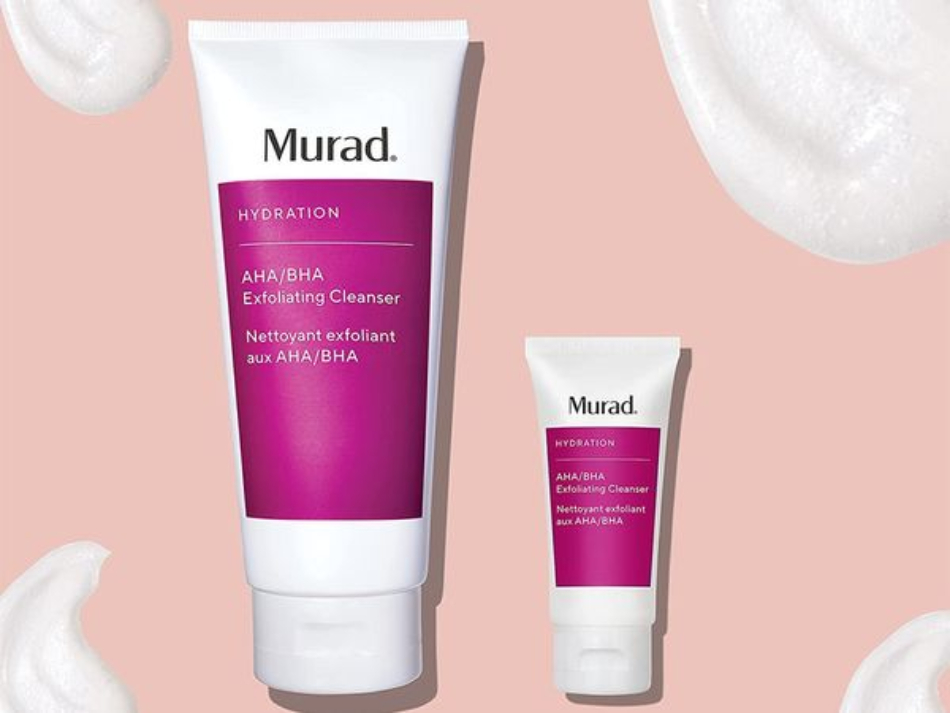 Sữa rửa mặt Murad AHA/BHA Exfoliating Cleanser trắng da
