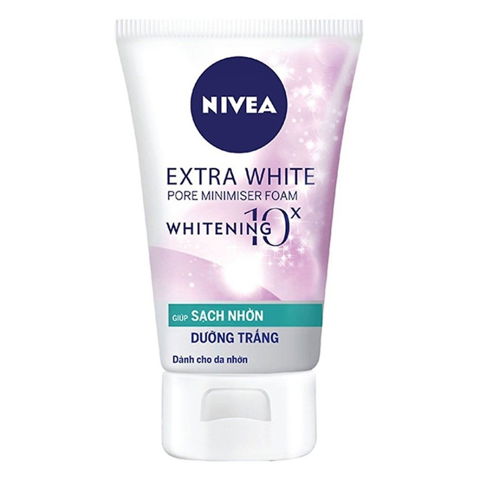 Sữa rửa mặt Nivea Extra White Pore Minimiser Foam