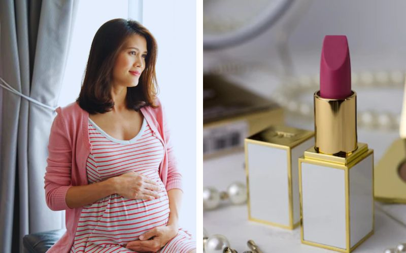 Bà bầu có nên dùng son môi không?